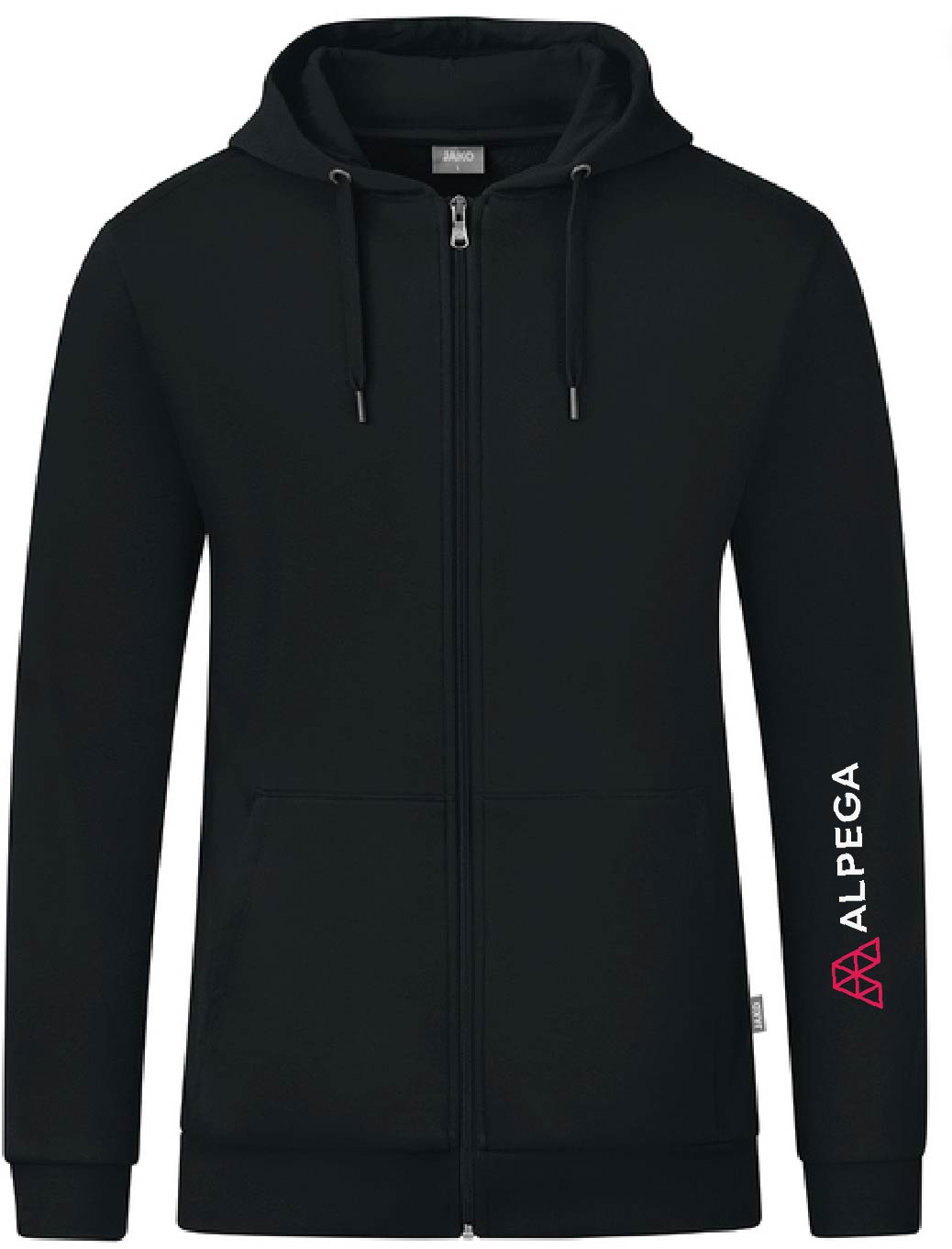 Kapuzenjacke Organic Unisex (schwarz)  