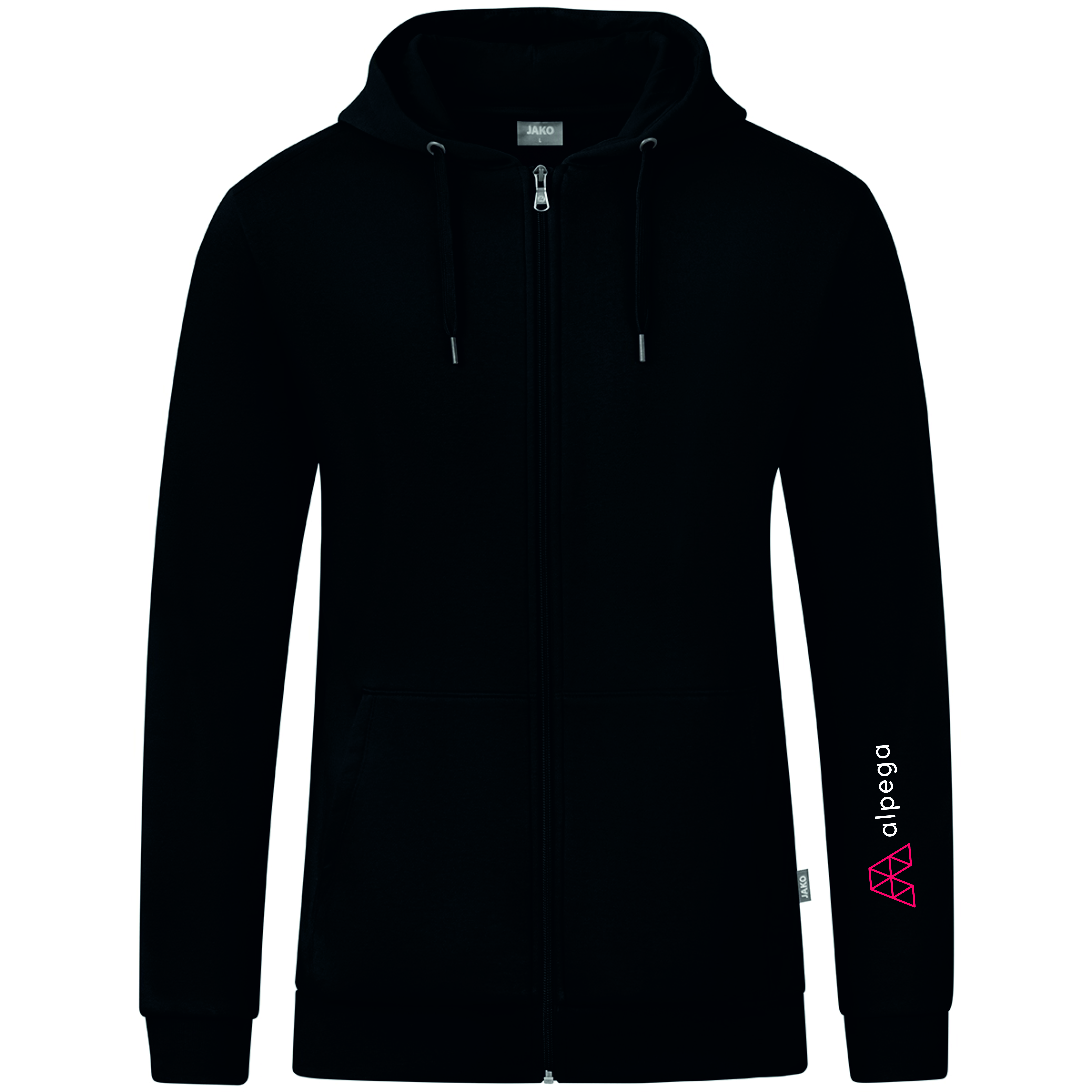 Kapuzenjacke Organic Unisex (schwarz)  