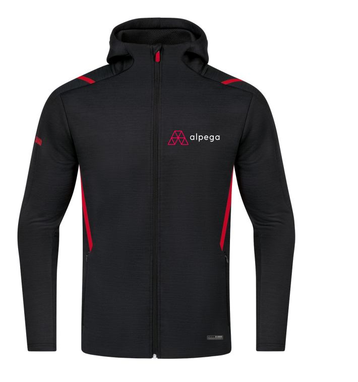 Freizeitjacke Challenge Unisex (schwarz/rot)