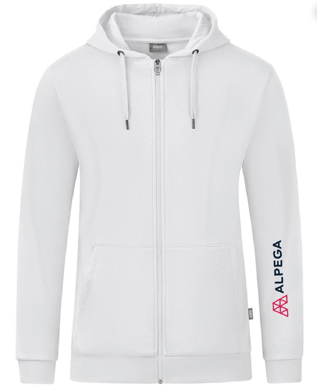 Kapuzenjacke Organic Unisex (weiß)  