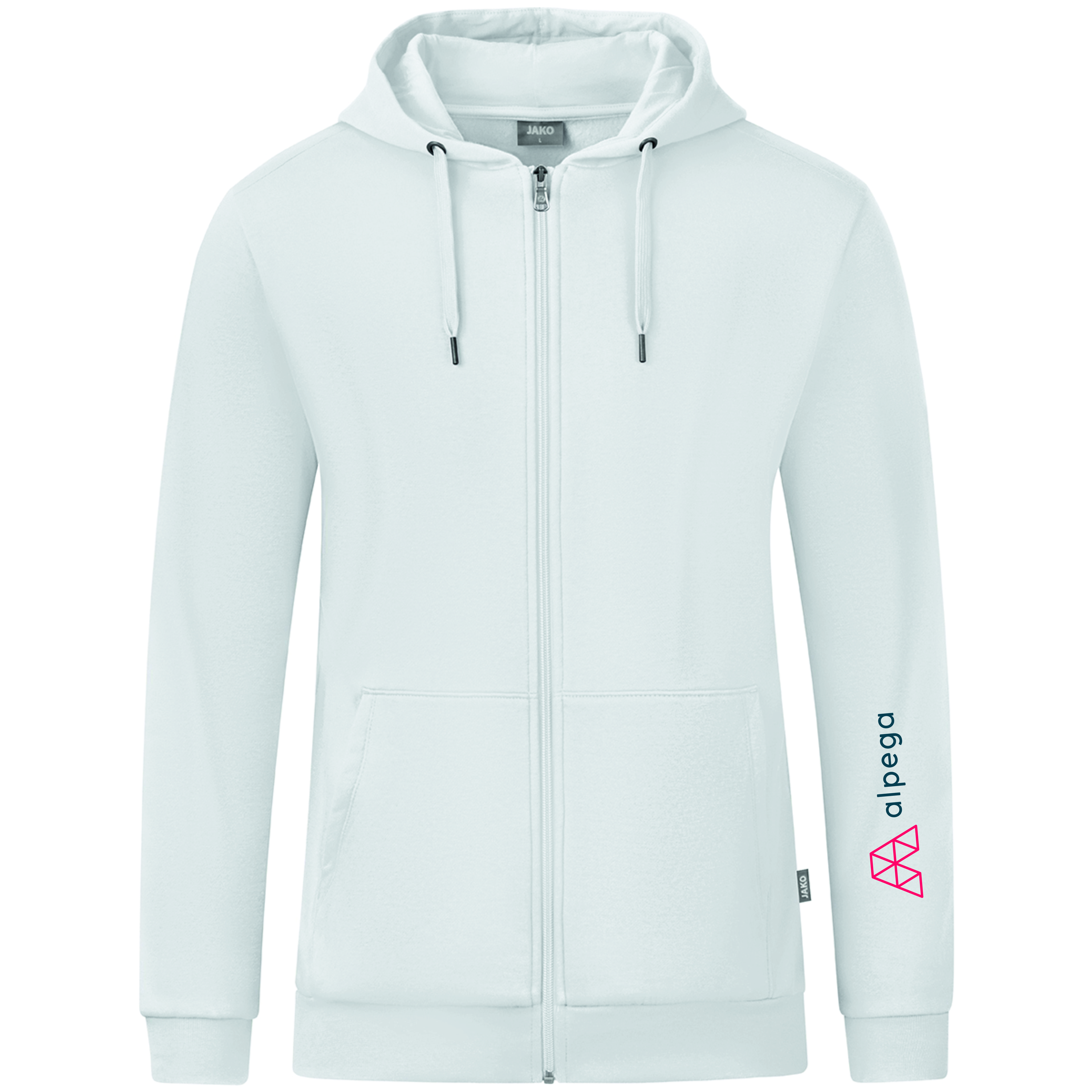 Kapuzenjacke Organic Unisex (weiß)  